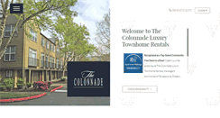 Desktop Screenshot of mycolonnadeapartments.com